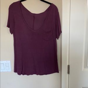 summery maroon top